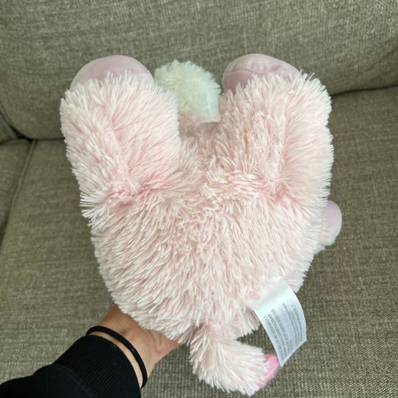Pink Unicorn Warmies Stuffed Animal Plush Rainbow Spakle - Picture 6 of 13
